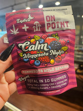 Load image into Gallery viewer, On Point CALM mushroom &amp; THC gummies
