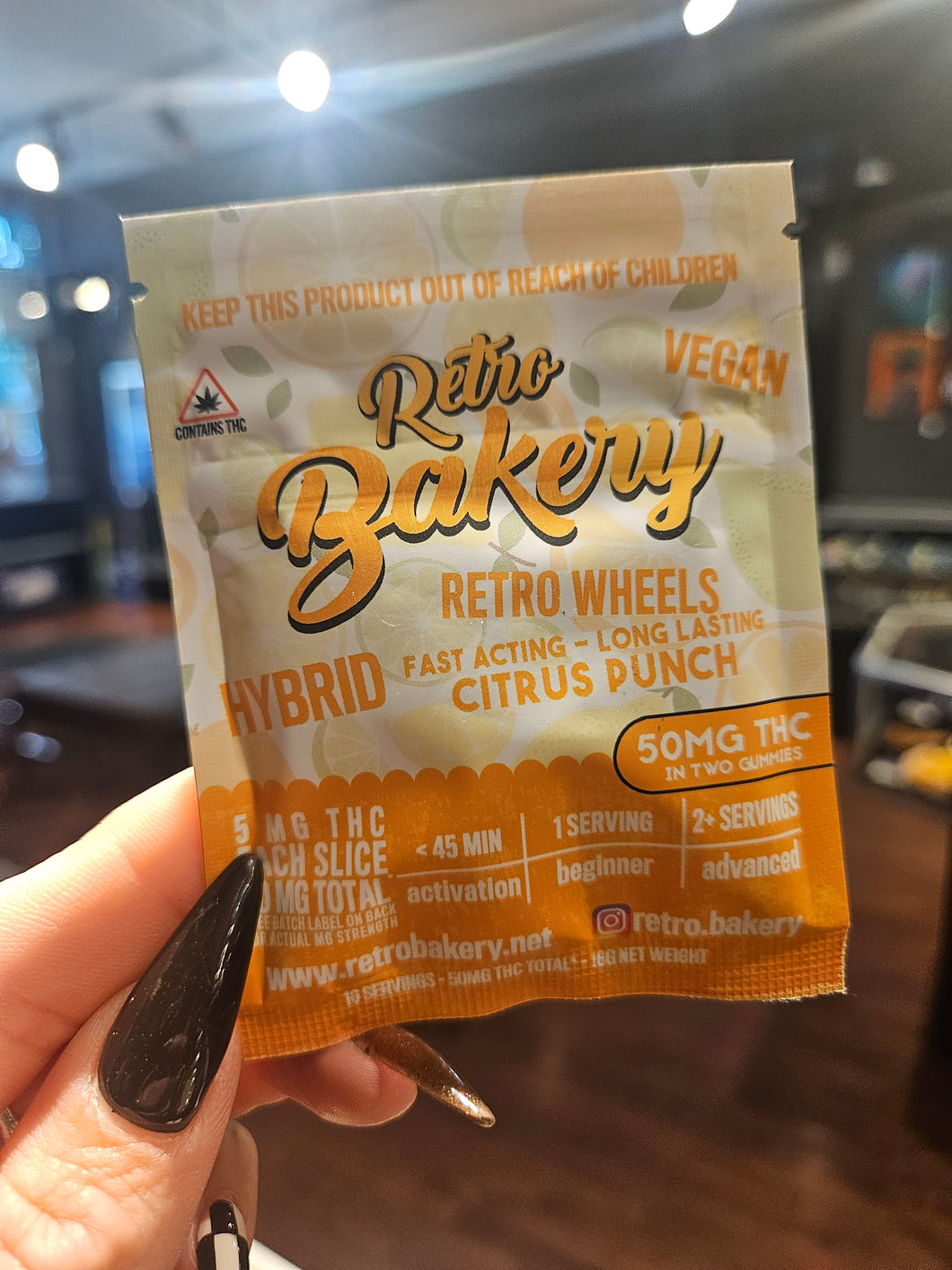 Retro bakery gummy wheels