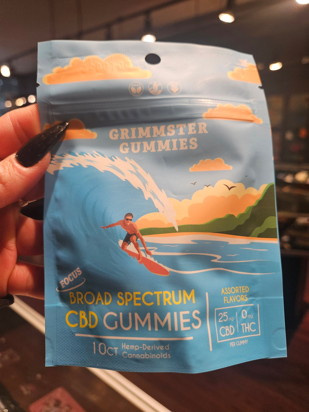 Grimmster Gummies 25mg CBD each gummy (NO THC)