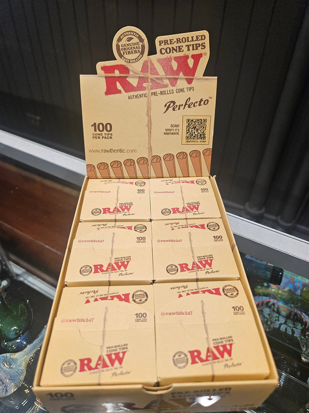 Raw Perfecto pre rolled cone tips