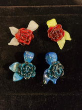 Load image into Gallery viewer, butter glass rose pendant 47
